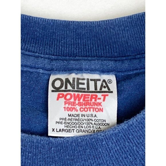 Vintage Large Mouth Bass Fish T-Shirt XL Blue Missouri Single Stitch - Picture 4 of 8